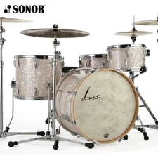 Sonor Vintage Series 3PC With Mount 20" Drum Shell Pack Pearl VT-320WMCVPRL