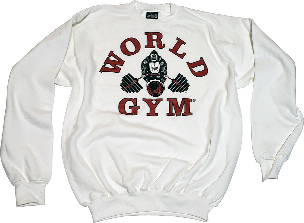 W800 World Gym Sweatshirt Gorilla logo | eBay