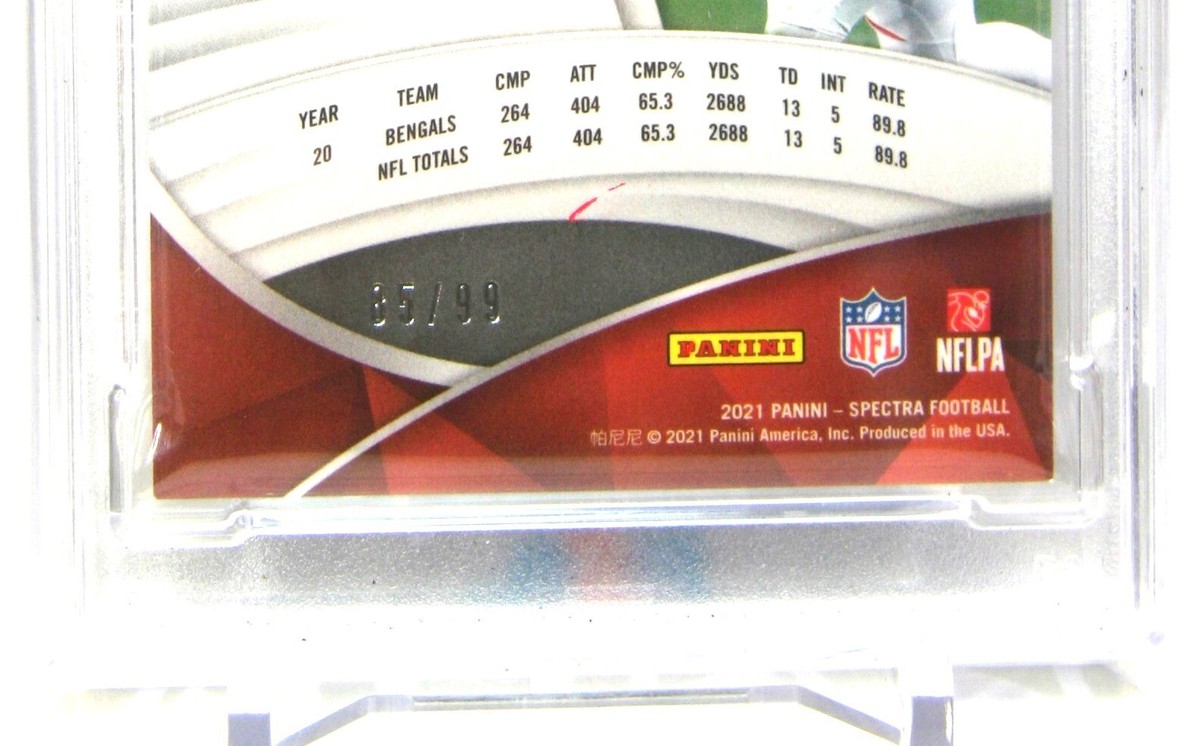 Joe Burrow PSA 10 POP 4 🔟💎 2021 Spectra Celestial /99