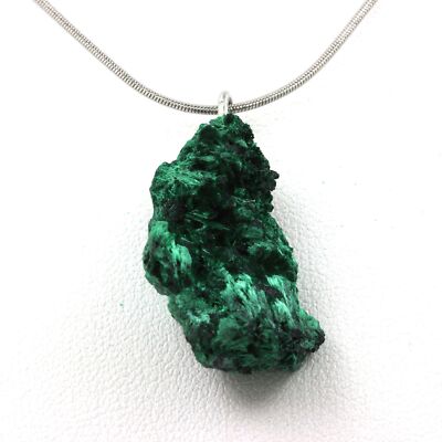 Collier Malachite Brute 11.72ct De La Mine Kipushi (Congo), A Bijoux
