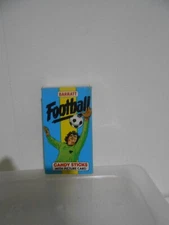 Barrett Football  Empty Sweet Cigarette Packet & Slider