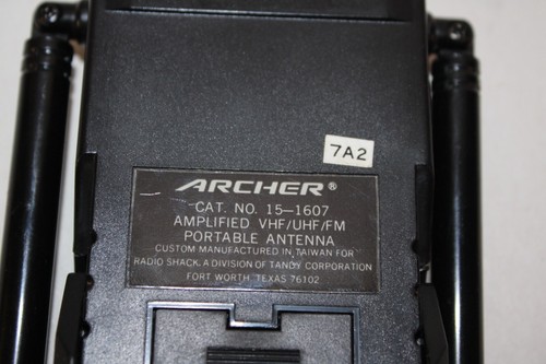 Radio Shack Archer Amplified VHF/UHF/FM Portable Antenna – Model 15-1607 - Picture 10 of 11