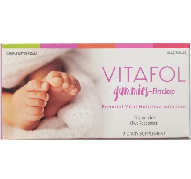 2 Vitafol Gummies First Step Prenatal Vital Nutrition With Iron 14 Each