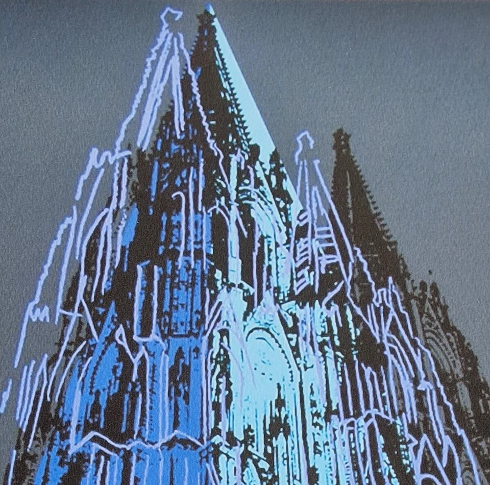 ANDY WARHOL * Cologne Cathedral * 50 x 40 cm *signed lithograph*limited # 37/200 - Bild 3 von 4