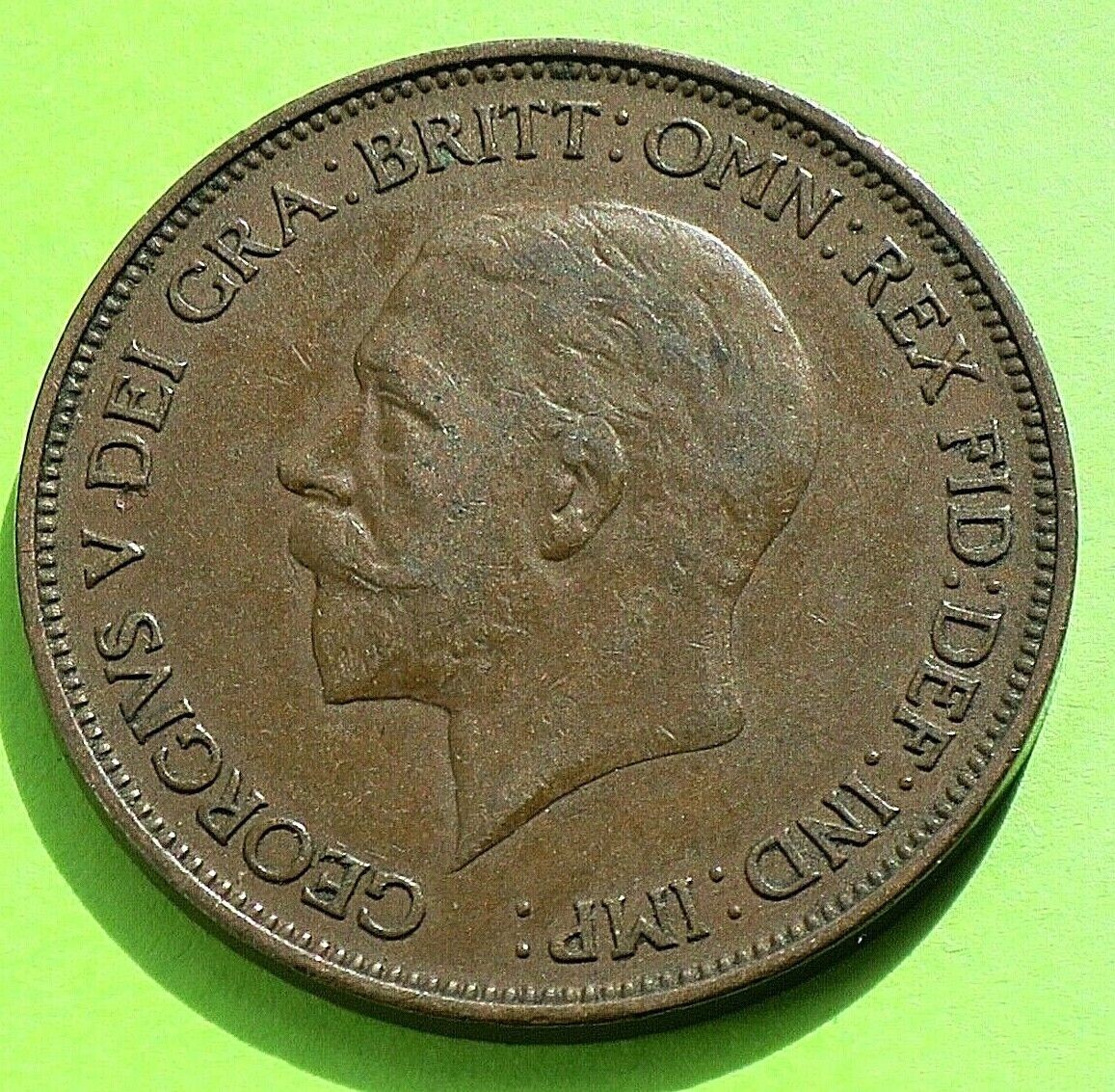 Extremely Rare 1936 One Penny King George V British Coin Unique VERY extremely-rare-1936-one-penny-king-george-v-british-coin-unique-very