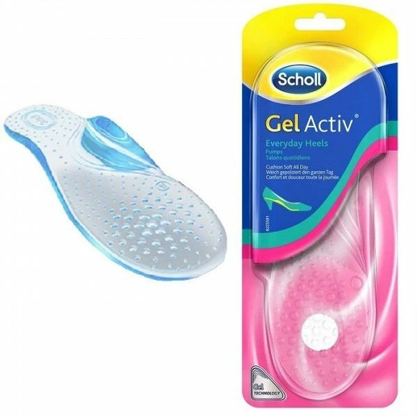 5 X Scholl Gel Aktiv Everyday Heels Sizes UK 3 7.5. Brand new sealed