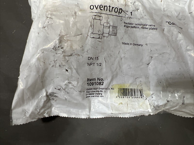 Oventrop 1091082 Radiator lockshield Valve DN 15, NPT 1-1/2