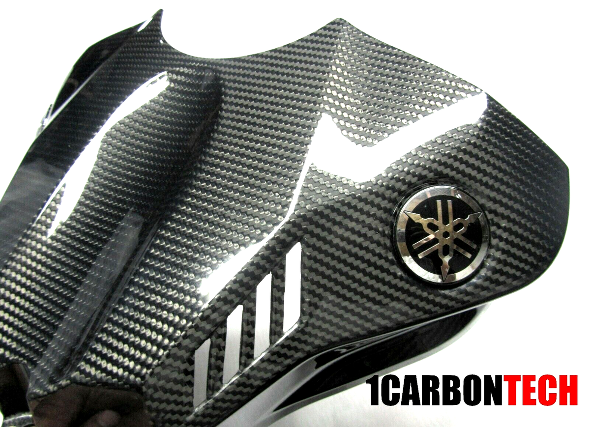 希少 YAMAHA ヤマハYZF-R125/R15V4/M カーボンロアカバー 2015-2016-2017-2018-2019 YAMAHA YZF R1 CARBON FIBER GAS TANK COVER