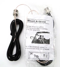 TWO PACK NEW Uniden AT002 Uniden Window Suction Glass Mount Scanner Antenna OEM