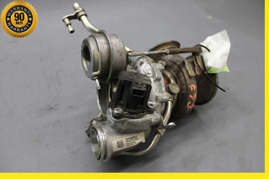Conjunto turbocompresor lado pasajero derecho BMW 750i F01 N63 09-12 OEM Foto 2 de 4