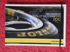 2012 DUNLOP MEDIA GUIDE LE MANS WORLD GT TOURING ROAD FIM MOTO TYRE TECHNOLOGY