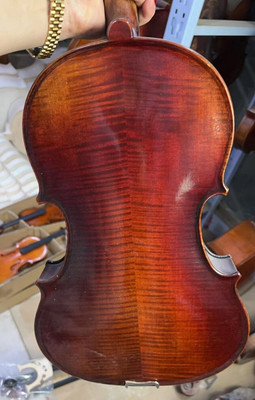 Professional viola 16inch solid flamed maple sweet sound ready to play free case