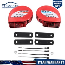 Horn 12V Horn Waterproof High Low Tone Universal For Supe Compact Car Horn Truck