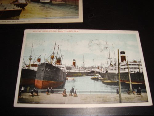 Vintage Saint John N.B. Canada Post Card Quantity 5 Lot VG Condition 1908 Harbor - Picture 2 of 7