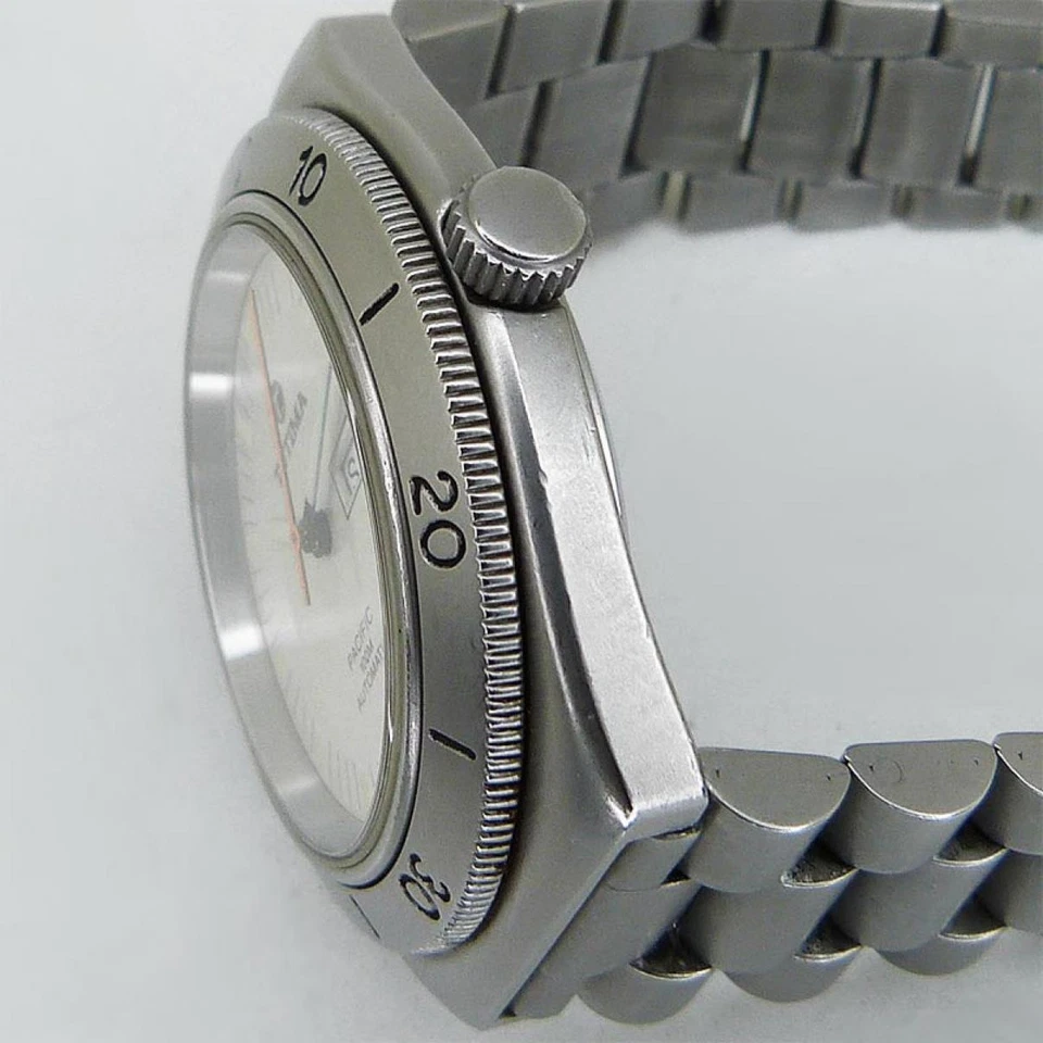 Reloj TUTIMA 670 Pacific Día Fecha Automático Esfera Plateada 39mm SS Hombre Foto 4 de 4