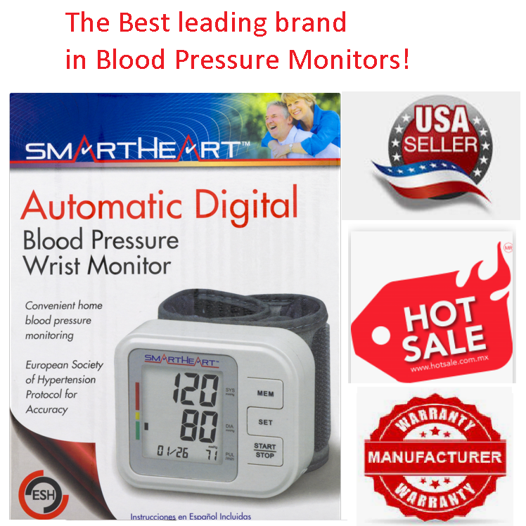 NEW! SmartHeart Automatic Digital Wrist Blood Pressure Monitor