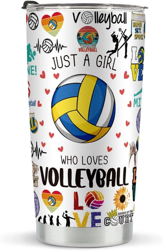 Volleyball Lover Gifts for Girls Women Volleyball Gifts Tumbler Birthday Christm - Picture 8 of 12