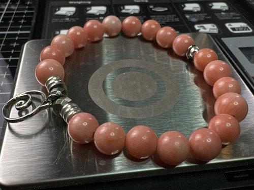Beautiful BRACELET Pink Angel Skin Coral Beads by T JAZELLE Marked TJ 6 in - Picture 12 of 16