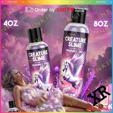 Creature Slime Purple Slime Water-Based Premium Lubricant Lube Sex Gel Pick Size