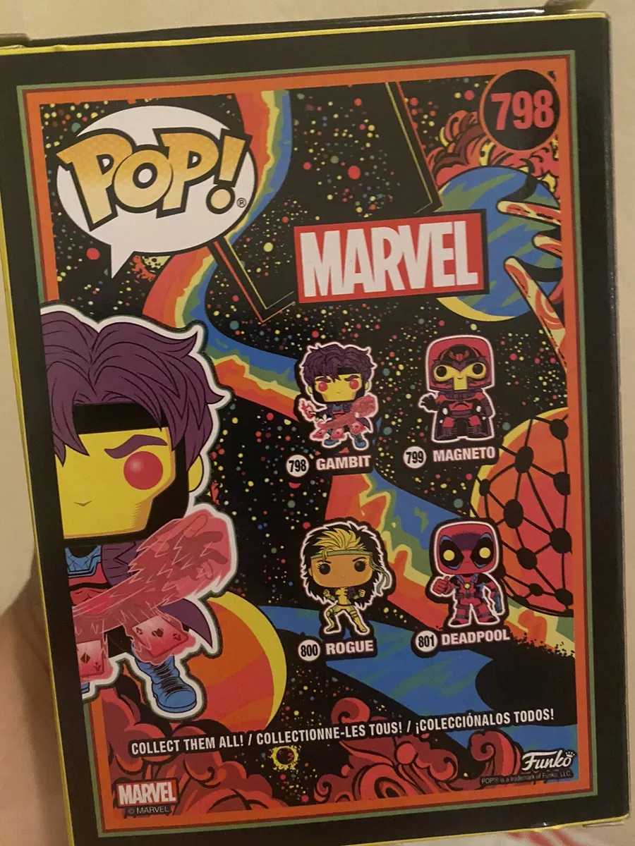  Funko Pop Marvel X-Men - Gambit Blacklight : Toys & Games