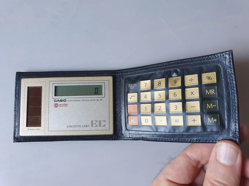 Casio Executive Card SL-81 - calculatrice solaire Solar Cell calculator