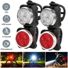 Bicycle Bike LED Indicator Tail Turn Signal Light Wireless Remote Taillight USB