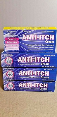 3p Dr Sheffield S Anti Itch Cream With Histamine Blocking 1 25oztopical Analgesi Ebay