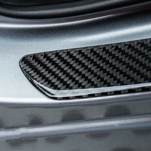 Car Carbon Fiber Door Sill Scuff Plate Panel Step Protector Accessories Cover