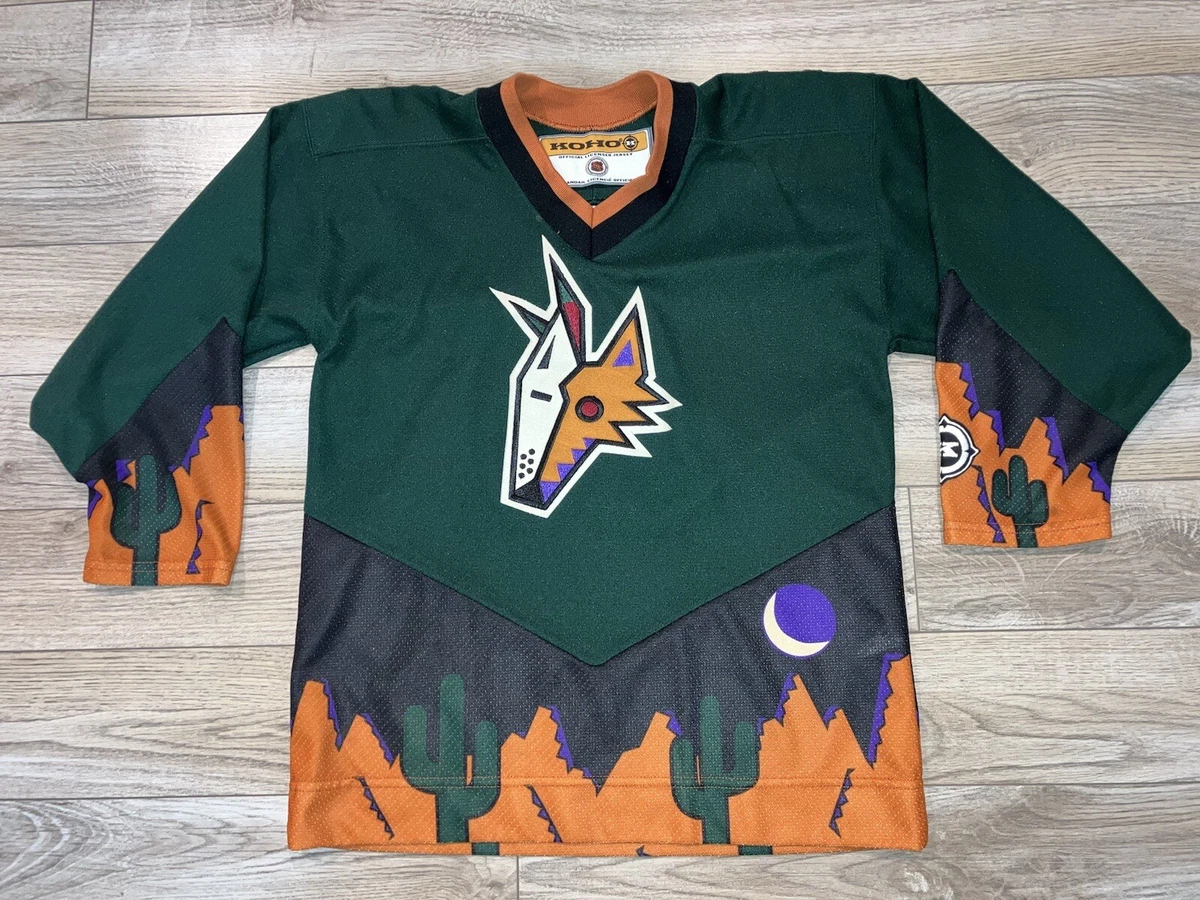 Vintage Arizona Coyotes Starter Brand Jersey Size Youth Medium