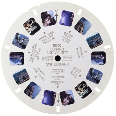 Lugano & Vicinity Switzerland Viewmaster Rolle 2040