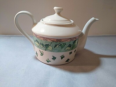 スビキアワ　ティーポット Sue Zipkin Roman Ivy teapot by Sakura, 1996 | eBay