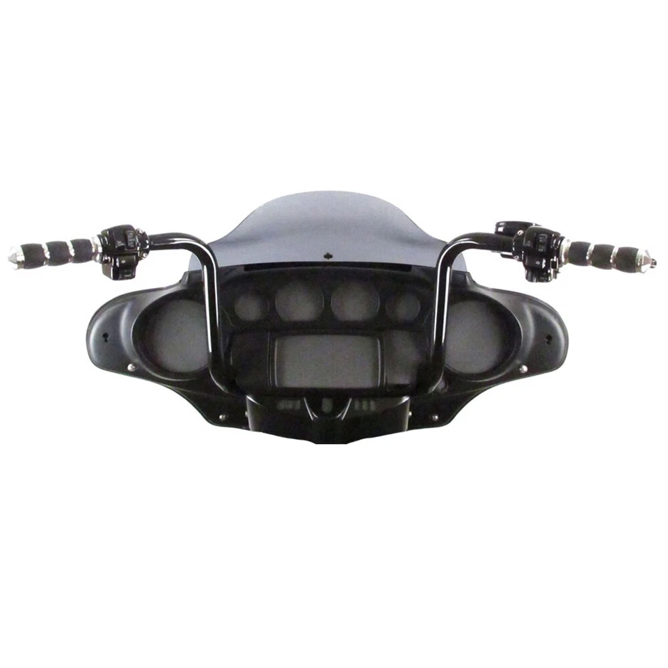 Kit de barra de suspensión Ape 2016-2023 Harley Ultra Street Glide 1 1/4" negra 16" con ABS Foto 2 de 4