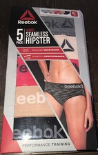 Reebok Ladies Seamless Hipster Underwear 5 Pack X-Large Performance Panties NEW 