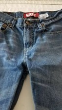 Boys Levis medium wash Denim Jeans 14 REGULAR EUC w27 by l27 527 BOOTCUT