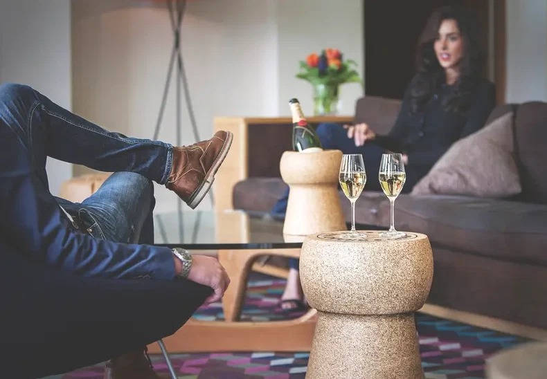 Champagne Cork Side Table