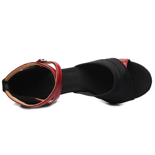 Women's Ballroom Latin Dance Shoes Ladies Tango&Salsa High Heeled Suede Sole - 第 7/15 張圖片