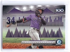 2024 Bowman #BTP-34 Yanquiel Fernandez Bowman Scouts' Top 100