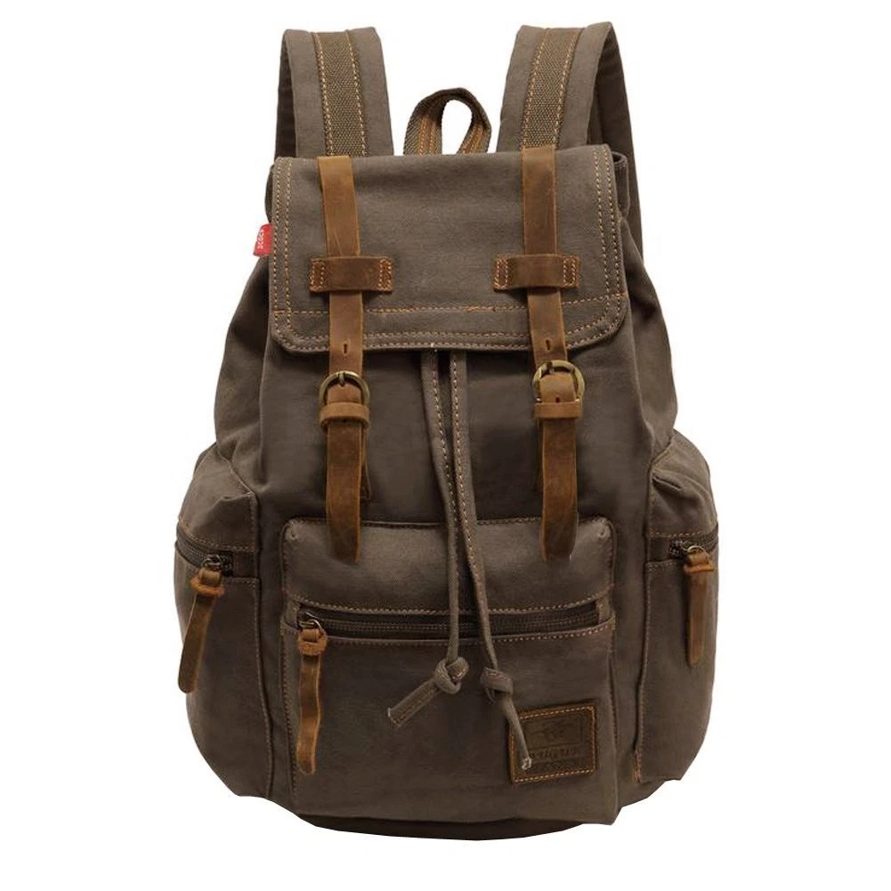 Vintage Canvas Leather Backpack Unisex Travel Rucksack School Hiking Satchel Bag
Opens in a new wind