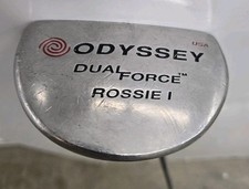 Odyssey Dual Force Rossie 1 Mallet Putter RH Stronomic Steel Shaft USA 35" used.