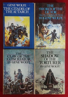  Gene Wolfe Book Of The New Sun  4 Vol Set BCE 1980-87 HCDJ