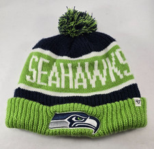 NFL Winter Cap BEANIE Toboggan SEATTLE SEAHAWKS Unisex 47 Brand
