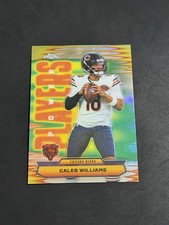 2025 Topps Chrome Football Caleb Williams Power Players #PP-7 Bears REFRACTOR