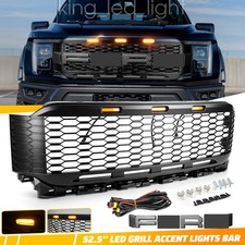 Raptor Look Grill For 2021 2022 2023 Ford F150 Front Grille Wletters Fog Lights Raptor Look Grill For 2021 2022 2023 Ford F150 Front Grille Wletters Fog Lights