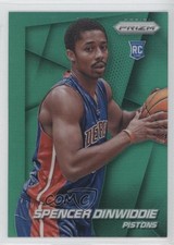 2014-15 Panini Prizm Green Prizm Spencer Dinwiddie #281 Rookie RC 0b9