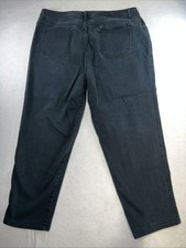 Bill Blass Women  s Jeans Stretch 20W Plus Black Straight Leg