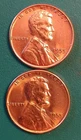 1955-D,S Lincoln Wheat GEM BRILLIANT RED UNCIRCULATED see Pics Nice Coin 2 Lot