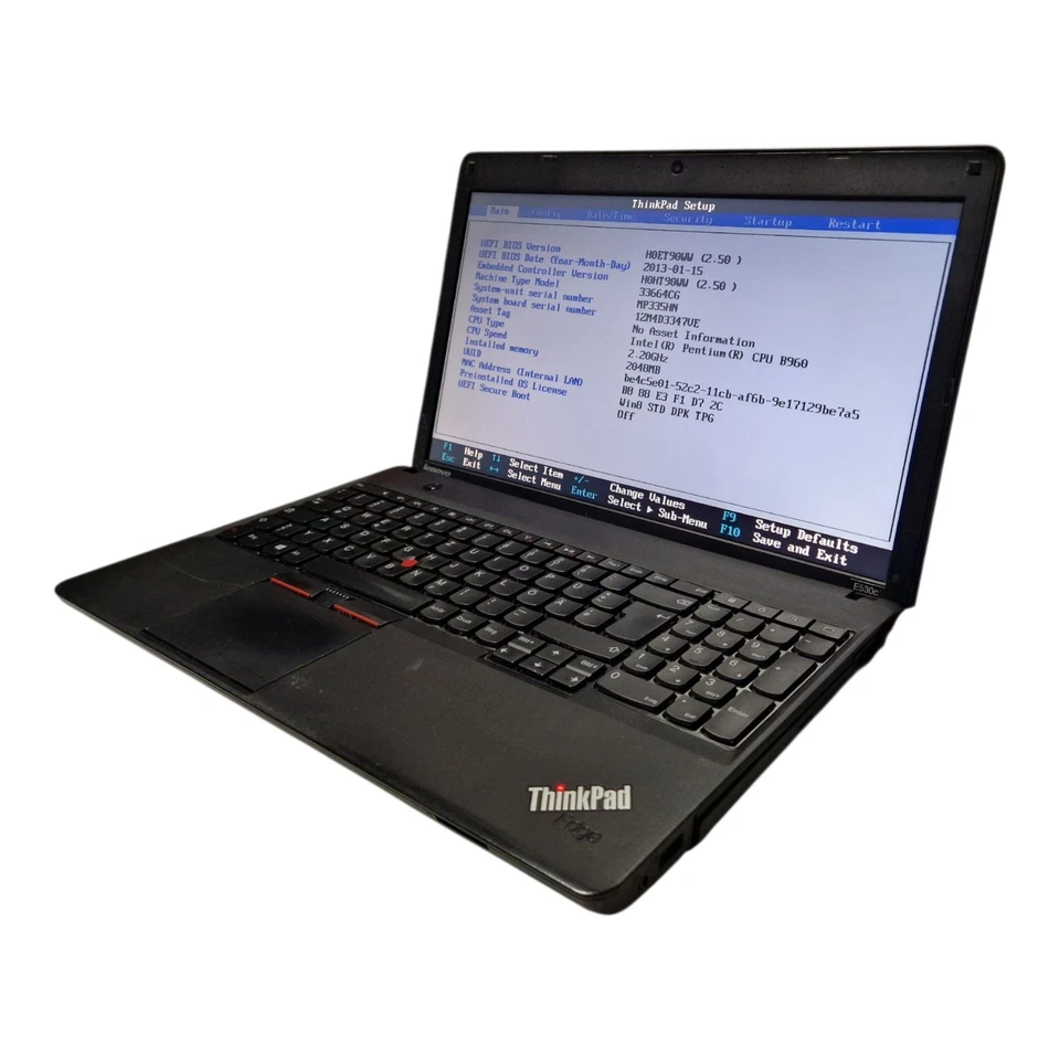 Lenovo THINKPAD Edge E530c – Intel Pentium B960 – 15,6 " – 2 GB RAM - Difetto - Immagine 4 di 4