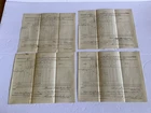 CIVIL WAR LOT OF 4 INVOICES 5th PENN RES. CAMP PIERPONT DATED 1862  COL SIMMONS