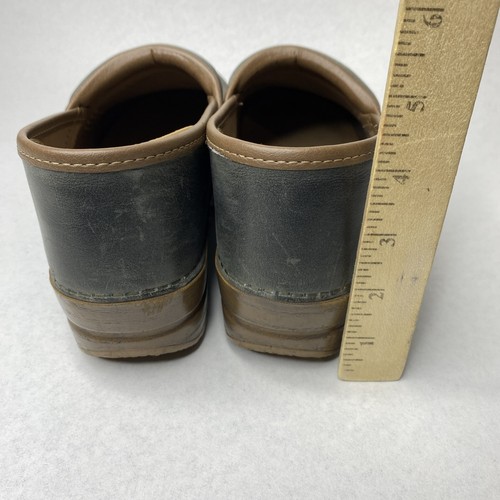 Dansko Women’s Clogs Size EU 40 US 9/9.5 Gray Leather Professional Work Shoes - Picture 10 of 13