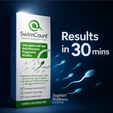 SWIM COUNT  Sperm Quality Test Kit - At Home Test & Result - Exp 08/2027+